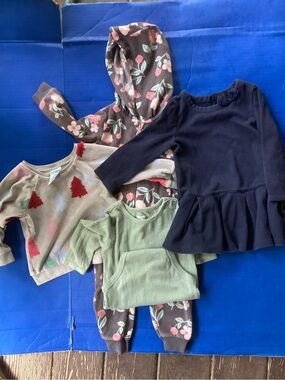 Bundle of 4 piece Girls assorted clothing, size 18 months